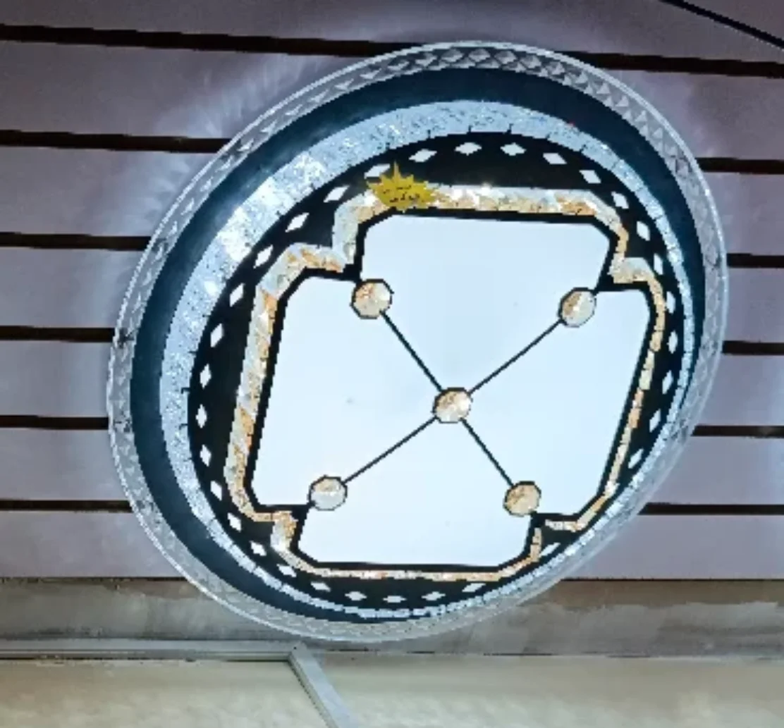 LÁMPARA PLAFÓN DE CRISTAL